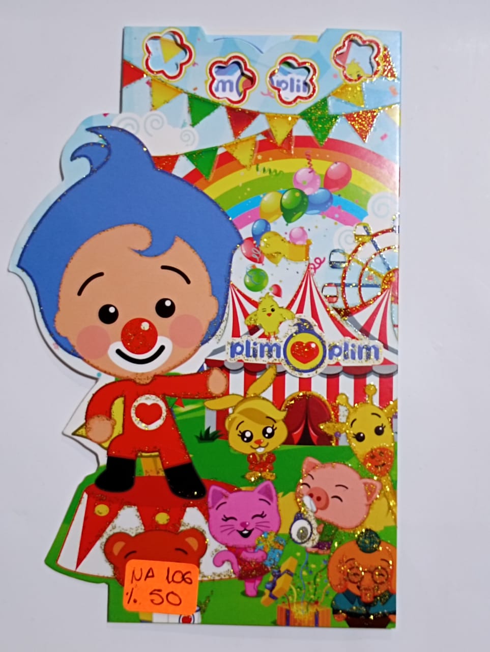 TARJETA PLIMPLIM NA106