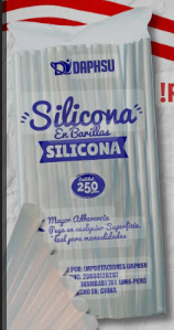 SILICONA EN BARRA DELGADA 72 UNIDADES