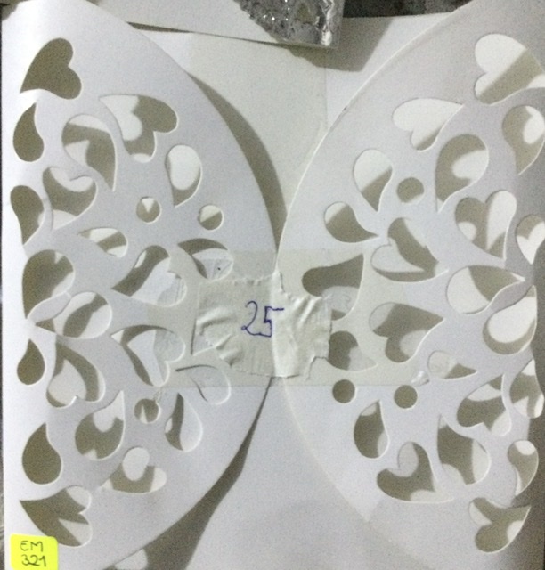 Tarjeta ovalado forma de gotas EM321