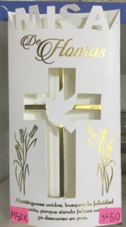 TARJETA MISA CALADO M50D