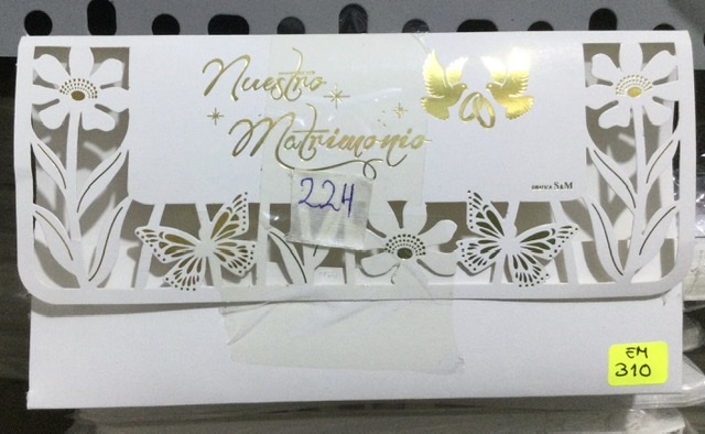 Tarjeta matrimonio EM310