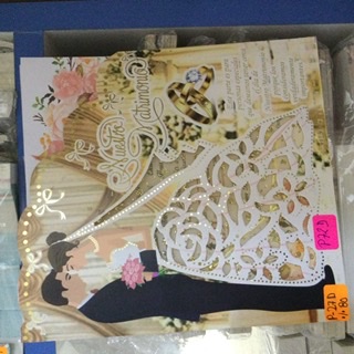 Tarjeta matrimonio color p27d