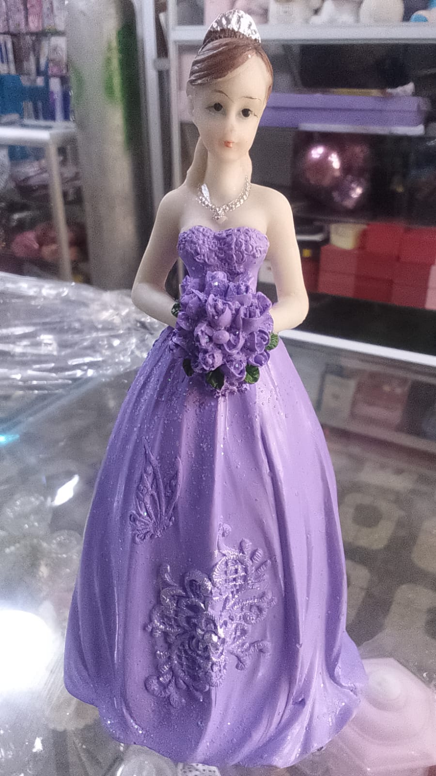 ADORNO QUINCEAÑERA MORADO