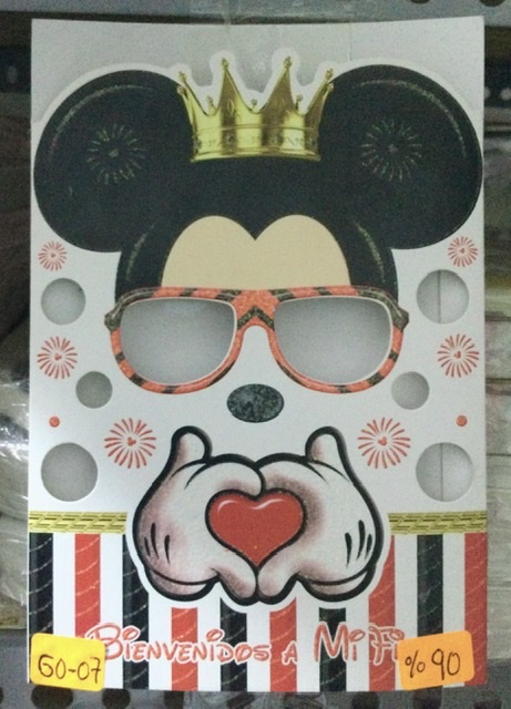 TARJETA MICKEY