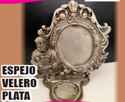 MARMOLINA ESPEJO VELERO PLATA