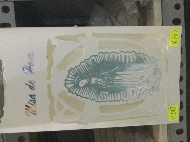 TARJETA GUADALUPE GRANDE PLATA