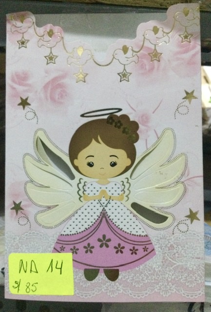 TARJETA BAUTIZO MUJER B13-T17