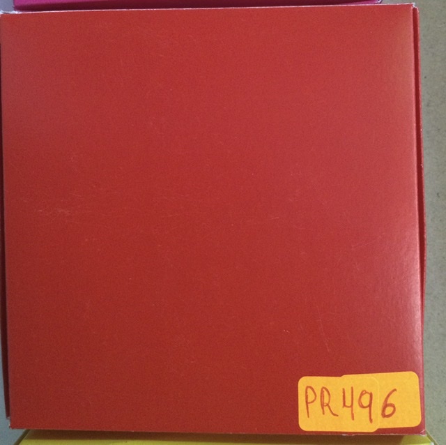 CAJA DE TORTA ROJO 10X10X2.5CM PR496