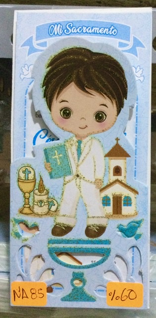 Tarjeta mi sacramento  niño NA085