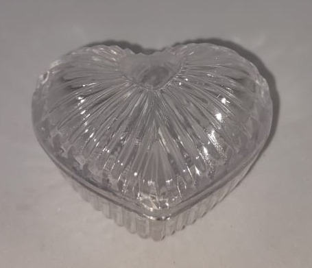 Cofre corazón transparente Pr687
