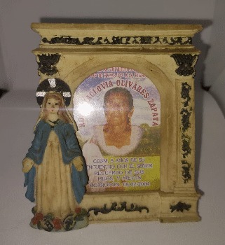 Cuadro con santo chico Pr659