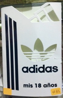 TARJETA ADIDAS NEGRO