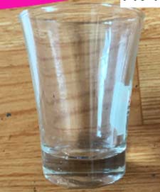 VASO DE VIDRIO TRANSPARENTE PR445