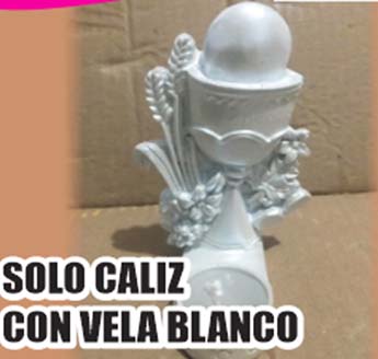 MARMUALINA CALIZ CON VELA BLANCA