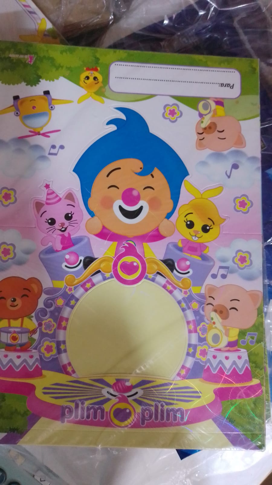 TARJETA PLIMPLIM MUSICO I08