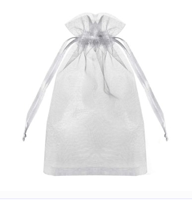 BOLSA DE ORGANZA BLANCA 17X23 CM I55B