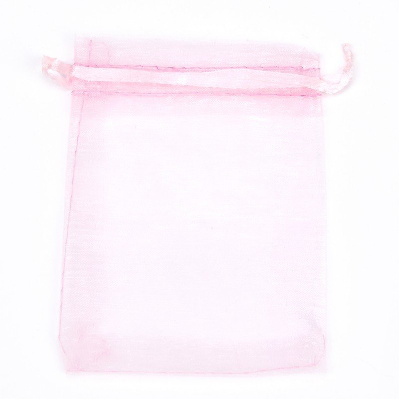 BOLSA DE ORGANZA ROSADO 17.5x13cm I40R