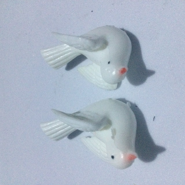 Palomas blancas grande Pr699