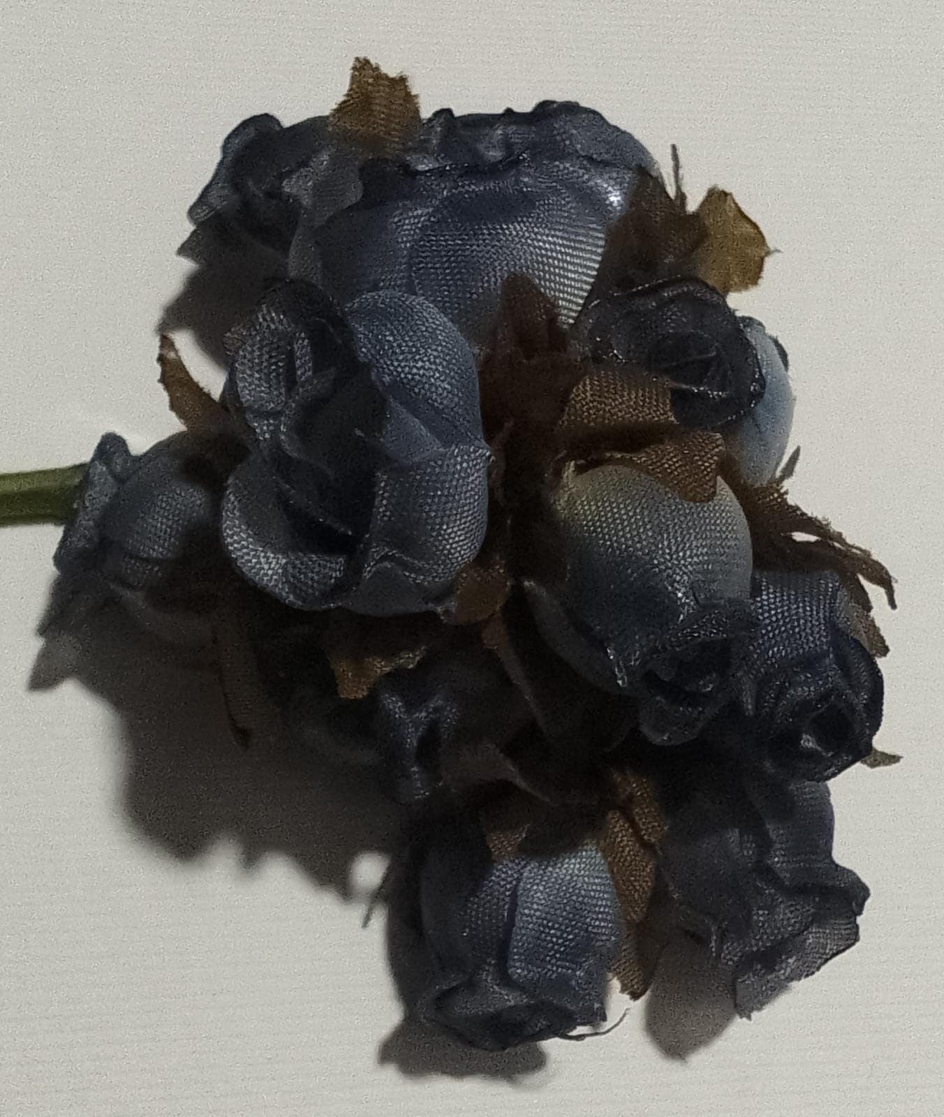 ROSAS DE TELA AZUL NOCHE PR978