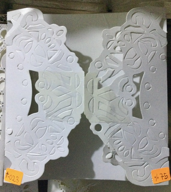 TARJETA CALADO DE ONDAS FOLCKOTE