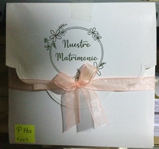 Tarjeta nuestro matrimonio P76D