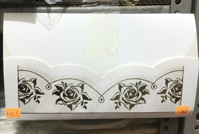 TARJETA DORADA TRAMA NACAR T16B