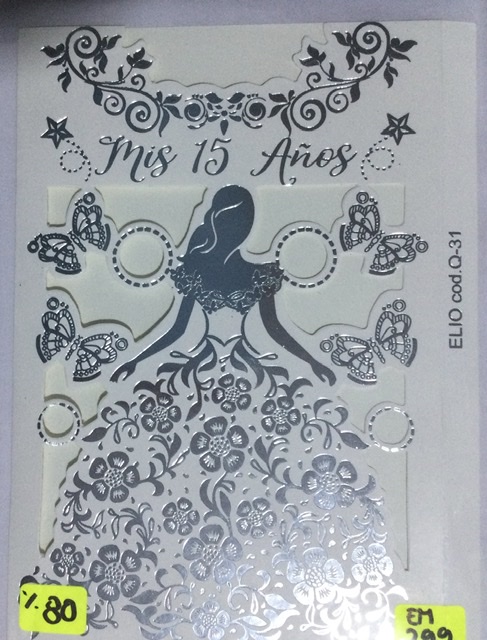 Tarjeta quince años Em299