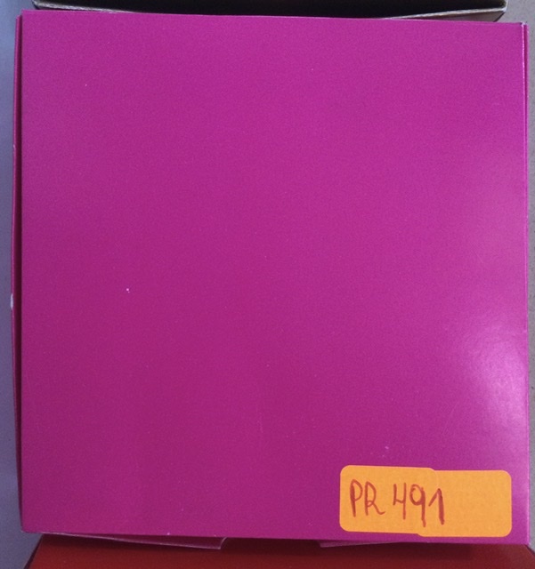 CAJA DE TORTA FUCSIA  10X10X2.5 CM PR491