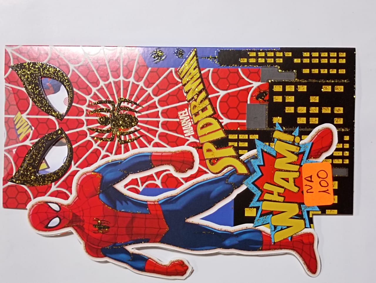 TARJETA SPIDERMAN MARVEL  NA100