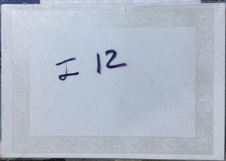 Tarjeta interior borde con rosas nacarado INT12N