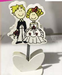 PORTA NOTA MATRIMONIO BASE REDONDO
