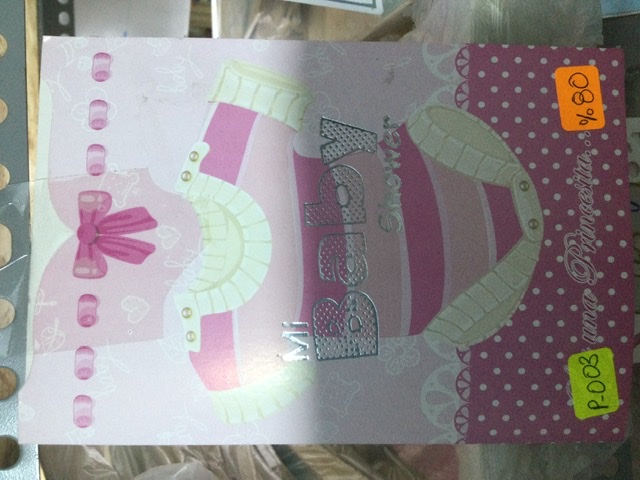 Tarjeta Baby shower P003