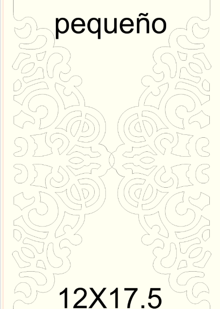 K36N FOLCOTE CALADO 12X17.5 CM