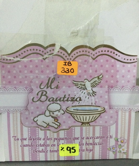 TARJETA BAUTIZO COLOR