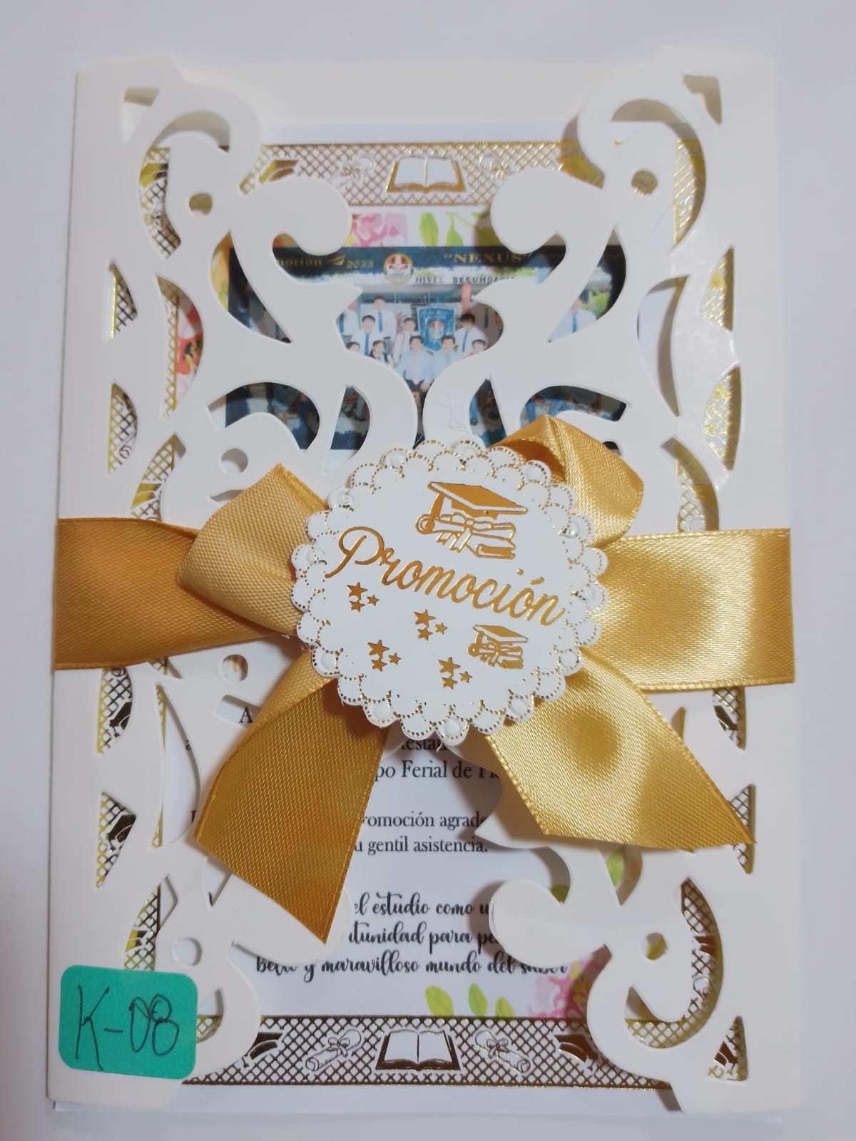 TARJETA PROMOCION  BORDES TROQUELADO K08