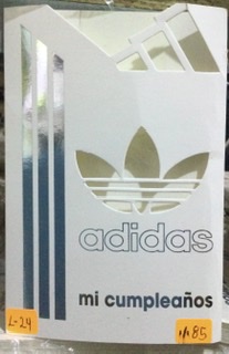 TARJETA ADIDAS PLATA