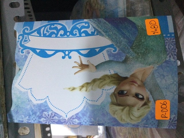 TARJETA FROZEN P006
