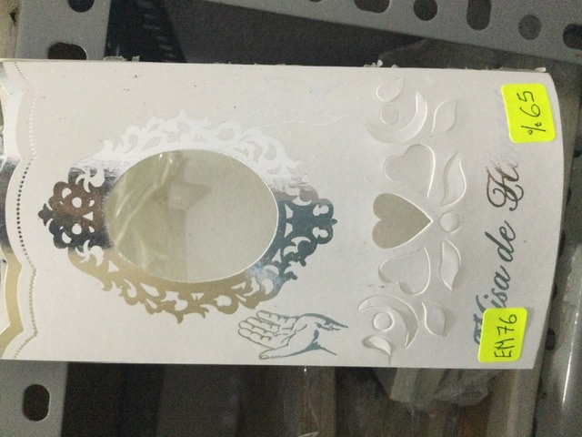 TARJETA PARA FOTO MANOS PLATA FOLCKOTE