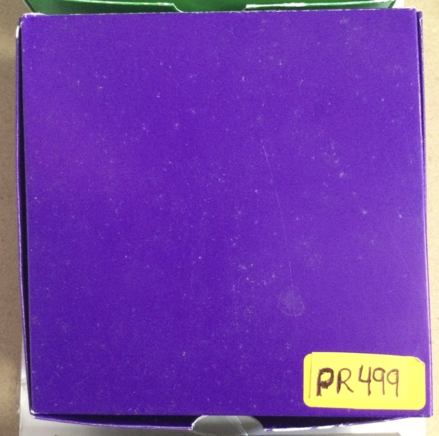 CAJA DE TORTA MORADO 10X10X2.5 CM PR499
