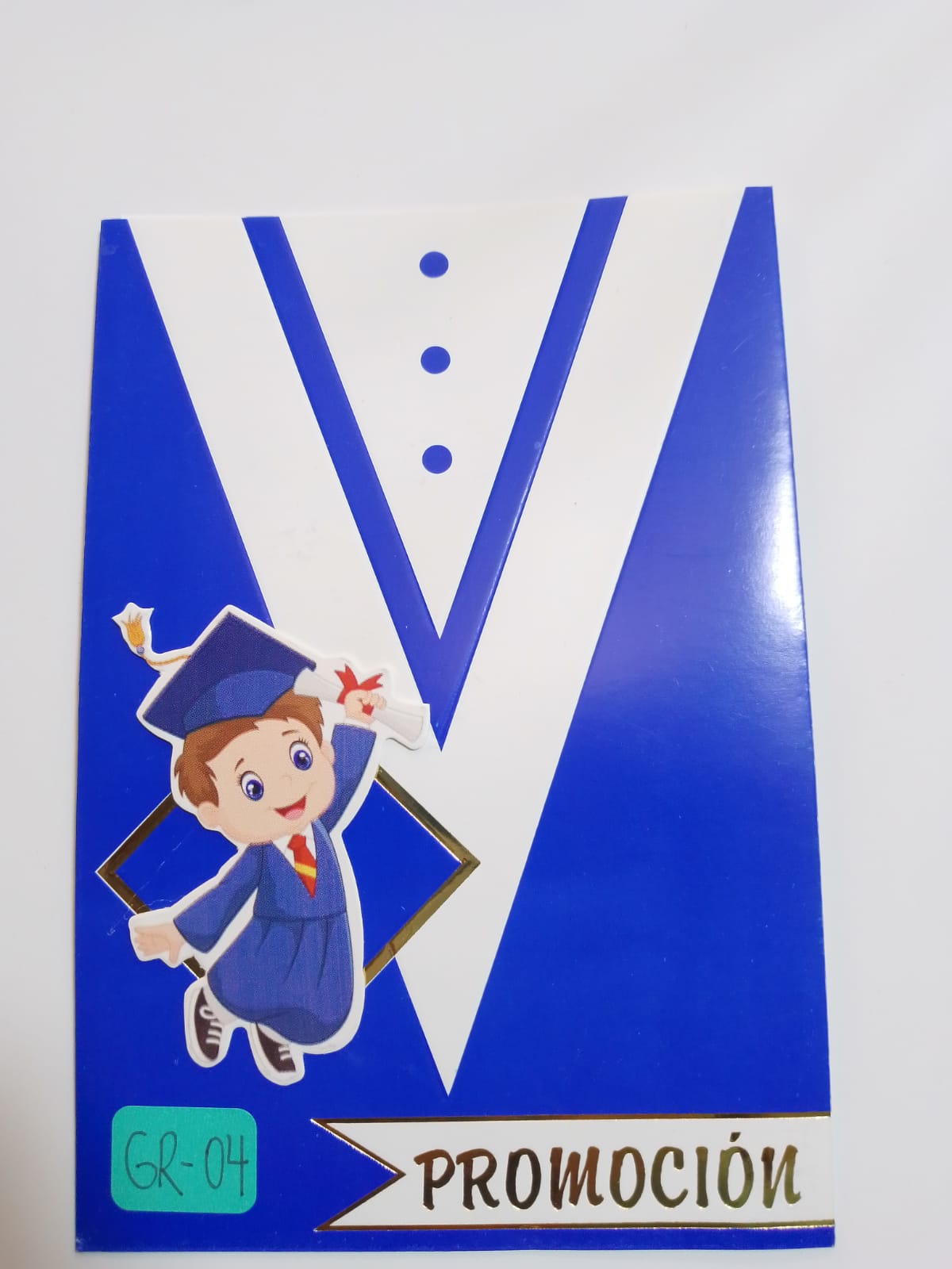 TARJETA PROMOCION TOGA AZUL GR04A