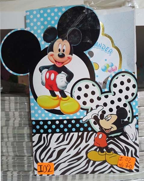 TARJETA  SOLO MICKEY I02