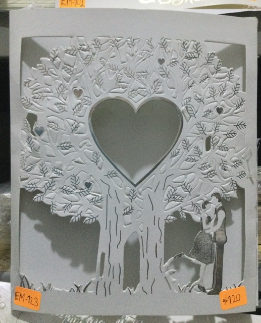 TARJETA ARBOL PLATA FOLCKOTE EM123