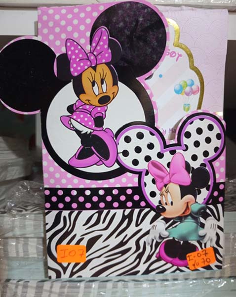 TARJETA  SOLO MINNIE I07