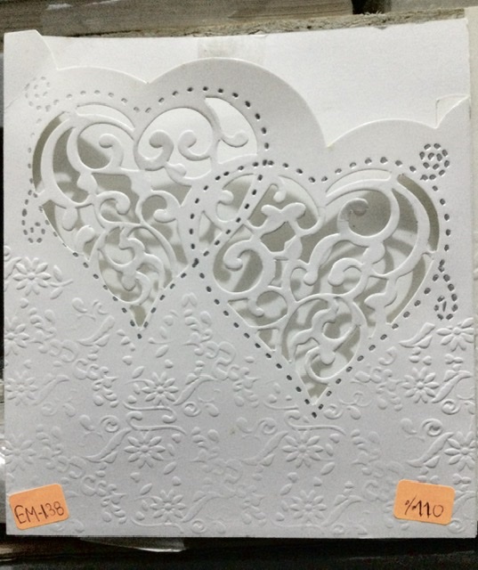TARJETA CORAZONES PLATA