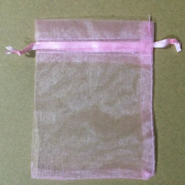 BOLSA DE ORGANZA  ROSADO 20X15 CM I50R