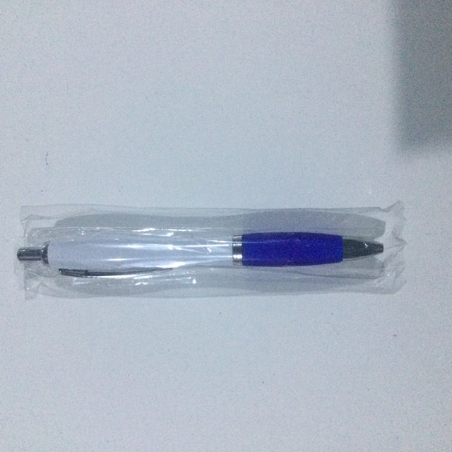 LAPICERO BLANCO CON GOMA DE COLOR AZUL PR828A