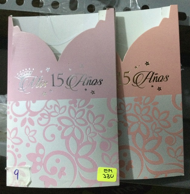 Tarjeta Mis quince años EM330