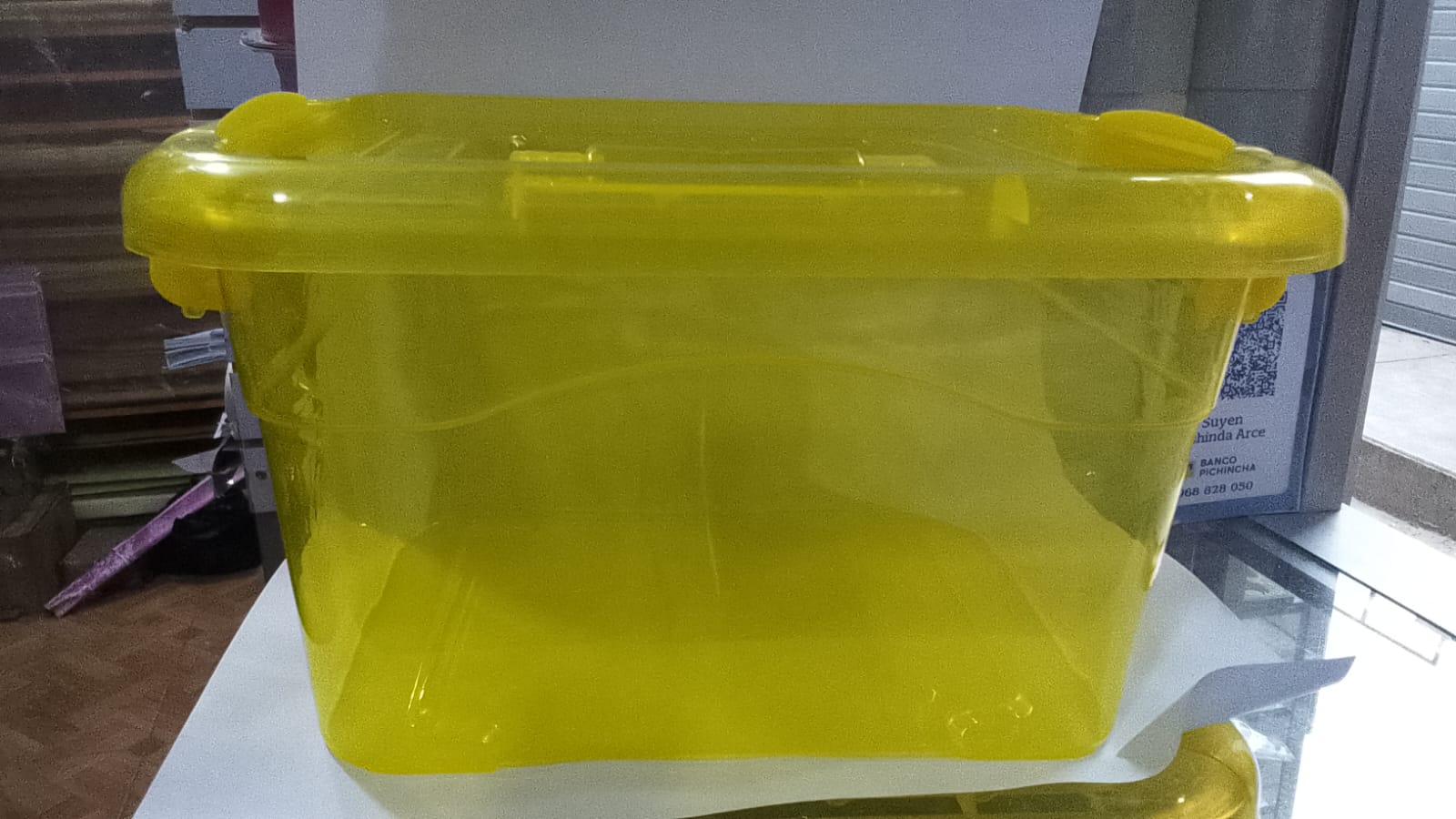 TAPER PLASTICO 1KG AMARILLO