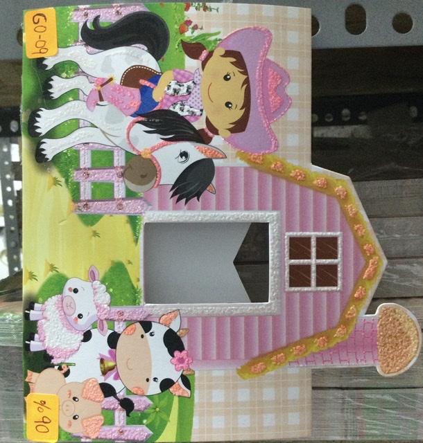 TARJETA GRANJA ROSADO GO09