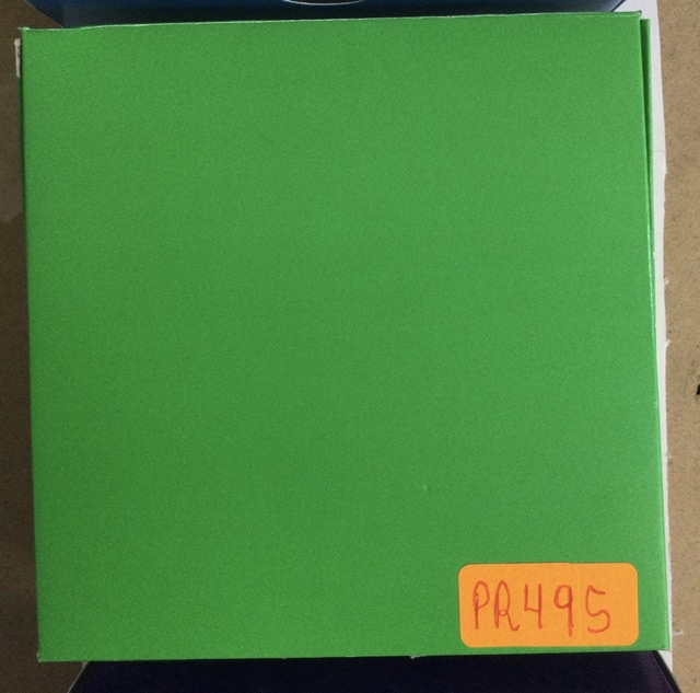 CAJA DE TORTA VERDE 10X10X2.5 CM PR495 